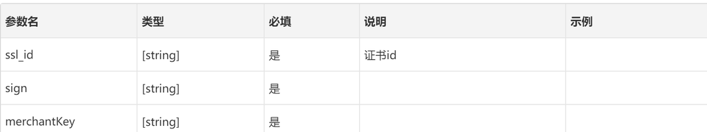 2号SSL证书接口说明